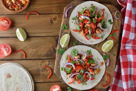 Sheet pan chicken tacos